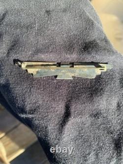 Vintage Silver Navajo Thunderbird Pin Engraved