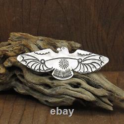Vintage Southwestern Sterling Silver Eagle Pin