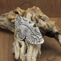 Vintage Southwestern Sterling Silver Eagle Pin