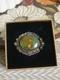 Vintage Sterling Navajo Royston Turquoise Pin Brooch, Unsigned, Marked Sterling