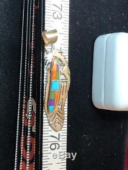 Vintage Sterling Silver Native American Lot Pendant Opal Turquoise Pins Rings