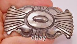 Vintage Sterling Silver Native American Pin Pendant Signed RP Robert Platero