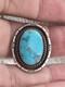 Vintage Sterling Silver Native American Turquoise Pin Brooch