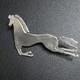 Vintage Sterling Silver Running Horse Frank Salcido Sfp Navajo Brooch Pin
