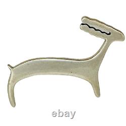 Vintage Sterling Silver Southwest Antelope Pin Brooch