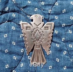 Vintage Sterling Silver Thunderbird Pin