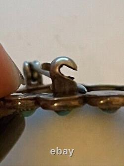 Vintage Sterling Silver Zuni Manta Pin Brooch Native American SW