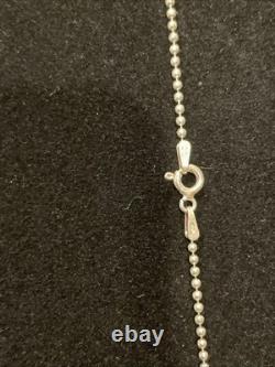 Vintage Zuni HE Cellicion Knifewing Sterling Silver Inlay Pin Pendant 20