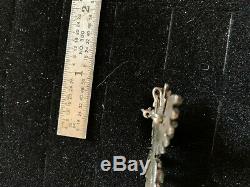 Vintage Zuni Petipoint Knifewing Kachina Brooch, Pin, Pendant