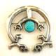 Vintage Zuni Rainbow Man Pendant/pin Turquoise Cabochon 21.3gr