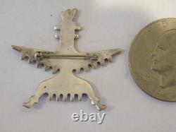 ZUNI Knifewing Flush Mounted Turquois and Silver