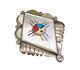 Zuni Navajo 925 Silver Vintage Mother Of Pearl & Stones Brooch Pin Bp10043