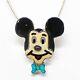 Zuni-sterling & Multi-stone Inlay Mickey Mouse Pin/pendant By Andrea Lonjose