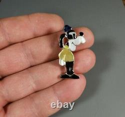 Zuni GOOFY Pin Pendant Paula Leekity inlay Zunitoons zunitoon