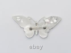 Zuni Handmade Pin / Pendant Sterling Silver with Inlaid Multi-Stones