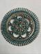 Zuni Handmade Sterling With Petit Point Sleeping Beauty Turquoise Pin/pendant
