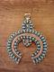 Zuni Indian Jewelry Handmade Turquoise Cluster Pin/pendant By Maryann Chavez