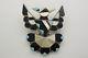 Zuni Indian Jewelry Sterling Silver Thunderbird Pin Pendant
