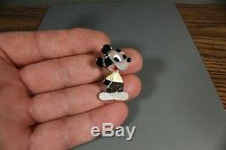 Zuni MICKEY MOUSE Pin Pendant Paula Leekity inlay Zunitoons Zunitoon