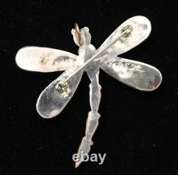 Zuni Multi-Stone Inlay Dragonfly Pin/Pendant