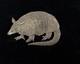 Zuni Navajo Sterling Silver Armadillo Pin Signed Hrc Zuni And Zr 1990