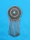 Zuni Needlepoint Pendant/pin Withdangle (65 Pcs) Signed S. Wallace Sterling Silver