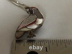 Zuni Quail Masterpiece Beautiful, Finely Made, Lifelike Zuni Quail Pendant/Pin