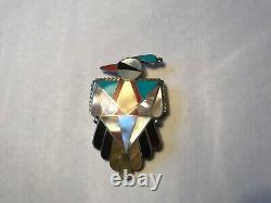 Zuni Thunderbird Pin by Louis & Felicity Chavez