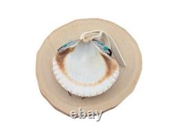 Zuni Turquoise Inlay Bear Claw Shell Pendant Design Native American Jewelry