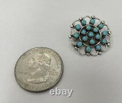 Zuni and Navajo MIXED LOT Sterling Silver and Turquoise Pins/Brooch