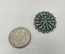 Zuni and Navajo MIXED LOT Sterling Silver and Turquoise Pins/Brooch